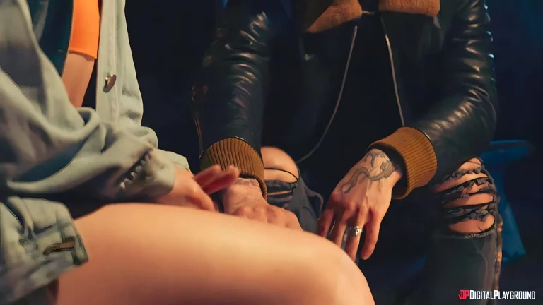 Intimate Connections: The Passionate Encounter Of Aubree, Lily, And Small Hands 