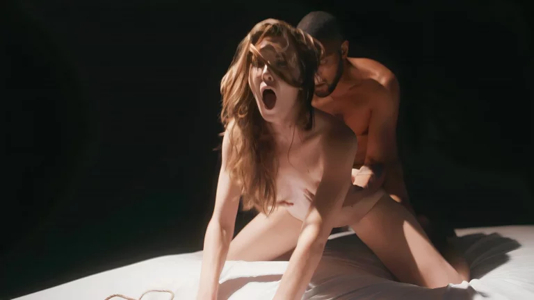 Hot Redhead Ashley Lane Sucks His Big Black Cock And Takes It From Behind 