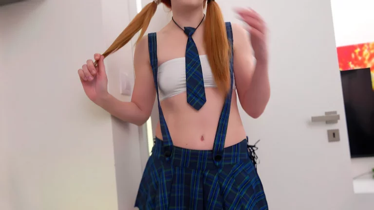 Pigtailed Redhead Kaira Love Has A Threesome With Grandpa And A Hot Mature Lady 