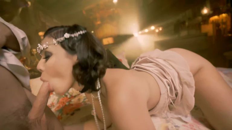 ⁣Hot Fishnet Babe Gets Fucked Hard In 1920 