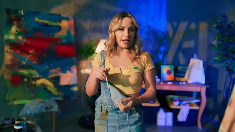 A Girl And Her Canva 