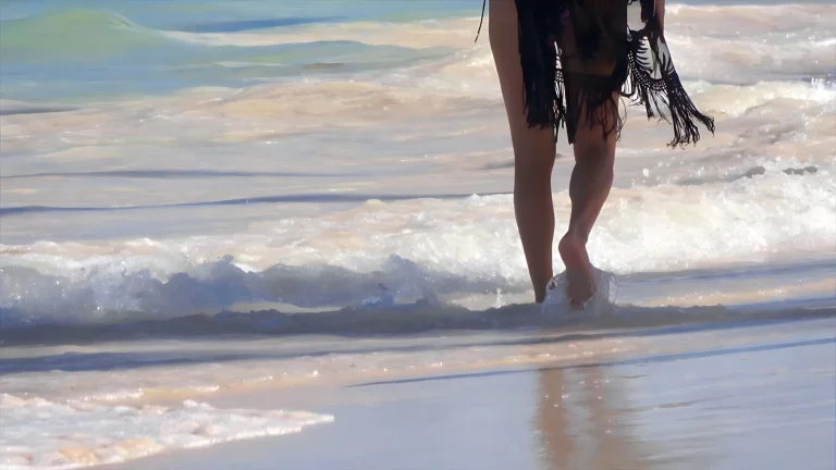 Beautiful Blonde Jasmine Satisfies Herself On Couch 