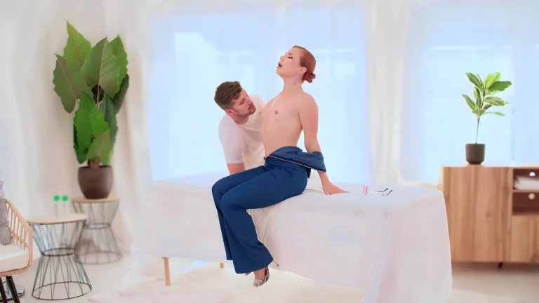 Horny Redhead Likes It Hard 