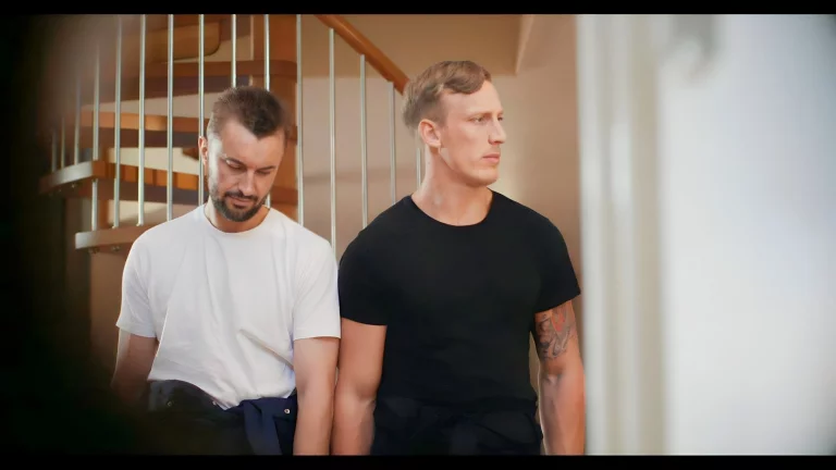 Sexy Young Babe Takes On Two Hung Studs 