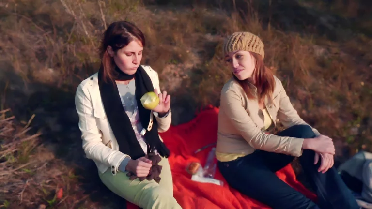 ⁣Te*** Lesbians Making Love Outdoor 