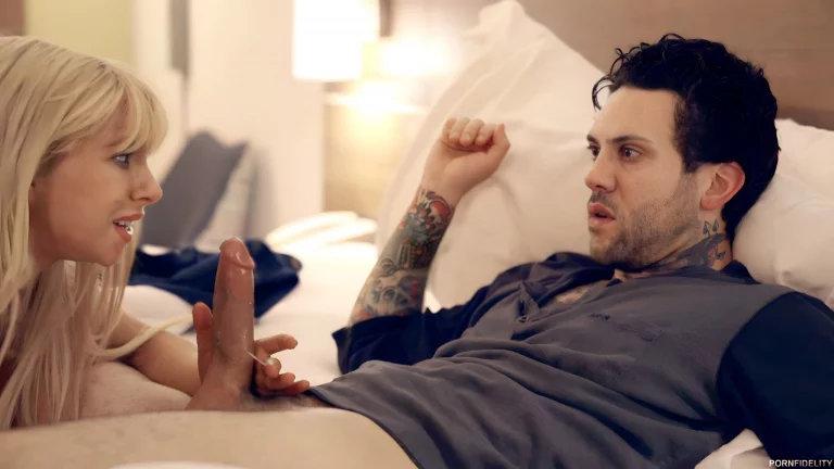 Sexy Blonde Gets With Her Man 