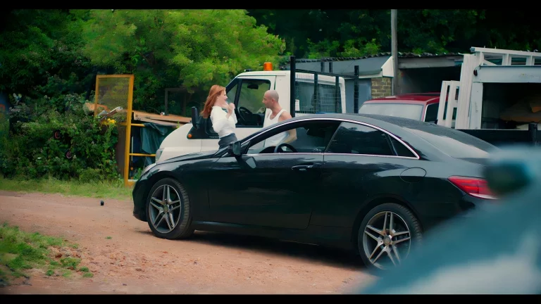 Busty Redhead Tarra White Gives Him A Blowjob 