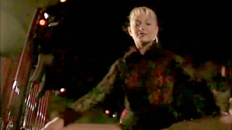 Hot Blonde In The Cinema 