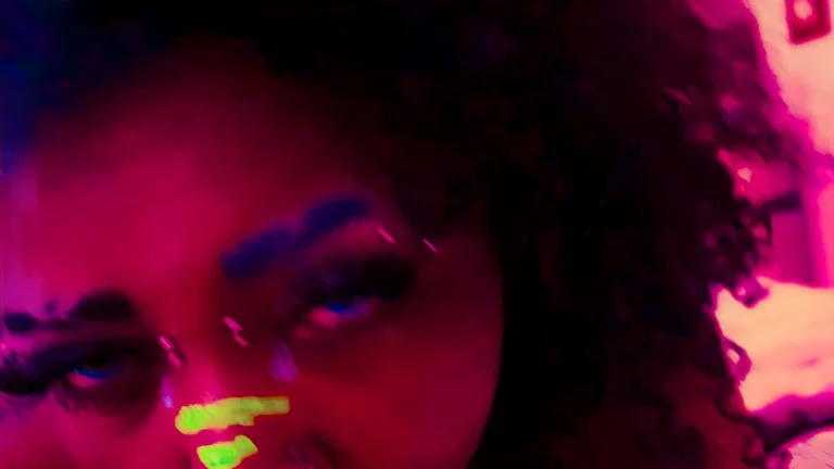 Hot Fuck With Glowing Fishnets On 