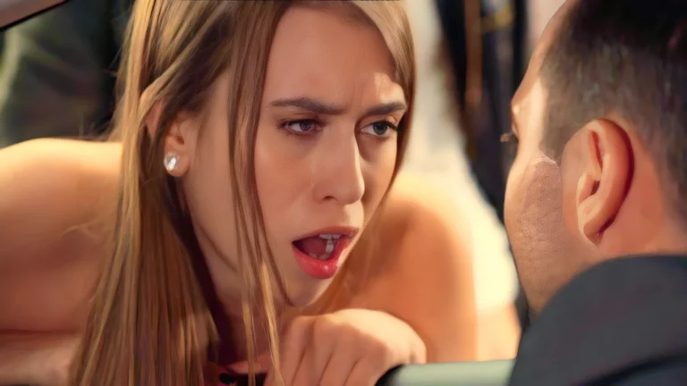 ⁣Beautiful Girl Gets Nailed From Behind While He Watches 
