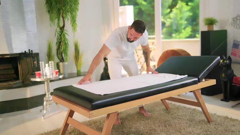 Brunette French Fingered And Ass Fucked During Massage 