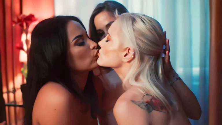 Wet Lesbian Threesome With Horny Girls 