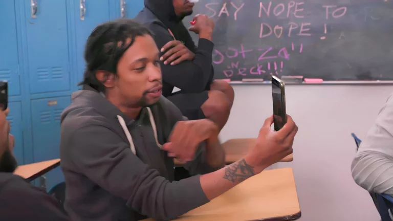 Kylie Gets The Class Attention 