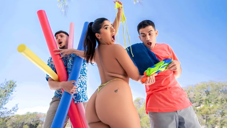 Pool Prankster Drowns In Ass 