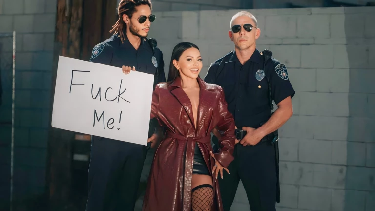 Double Booked! You Gonna Fuck Me, Officers? 