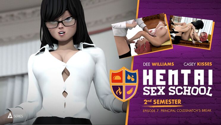 Hentai Sex School - Dee WilliamsCasey Kisses - 2nd Semester Episode 7: Principal Coldsnatchs Break 