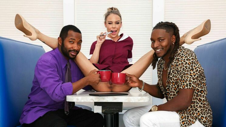 Blacks on Blondes - Tee ReelSummer VixenGoldey - Having Summer Vixens Pussy For Dinner 