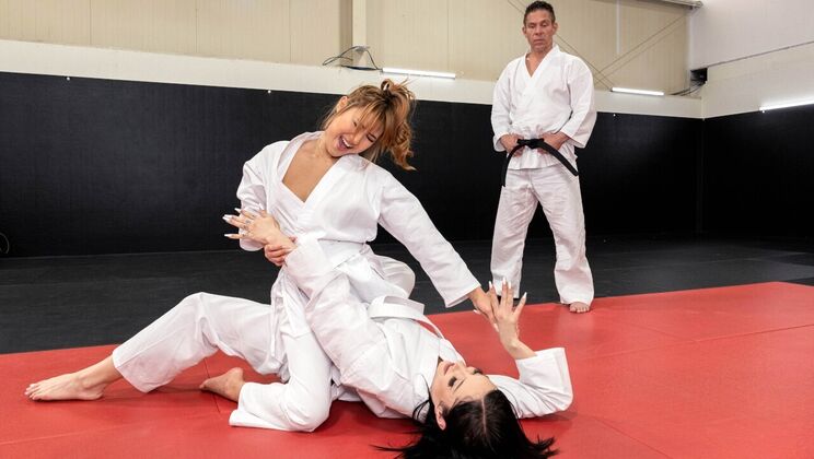 Brazzers - Mick BlueJazmin LuvMina Luxx - Dojo Pussy Slam 