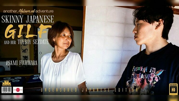 Mature.nl - AyumuAsami Fujiwara - Toyboy has a hardcore sex affair with skinny Japanese nympho GILF Asami Fujiwara 