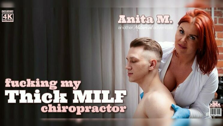 ⁣Mature.nl - SteveAnita M. - Big breasted curvy MILF chiropractor Anita has the best fucking medicine for her horny patients 