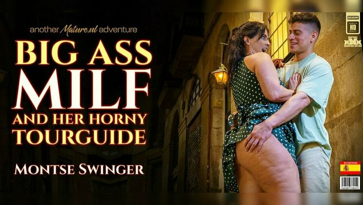 Mature.nl - Jason CarreraMontse Swinger (EU) - This young tourguide has special fucking plans with big ass MILF Montse Swinger 