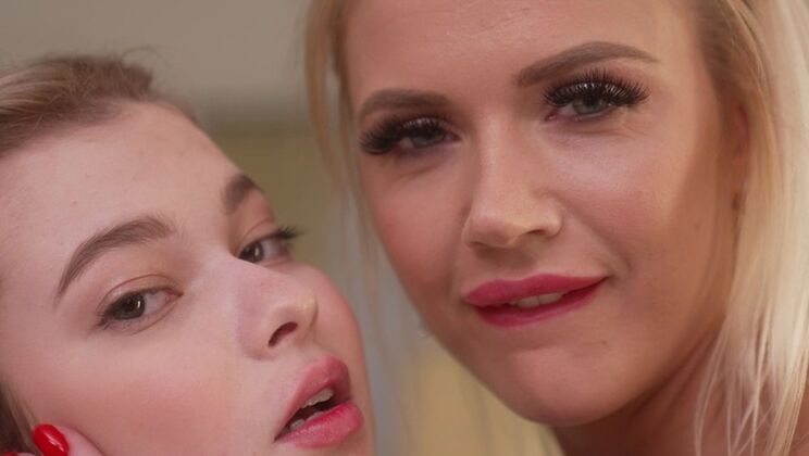 NRX Studio - Leo CasanovaKitty LiNick MorrisMeow MiuTim Monster Cock - Stepmom and Daughter play Adult games ( Group fucking ) 