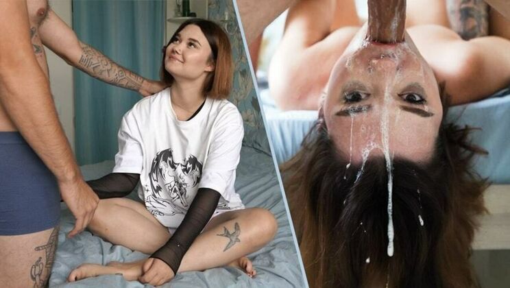 PornForce - Kate KossJames Koss - Her SLOPPIEST Deepthroat Yet - 10/10 ! 