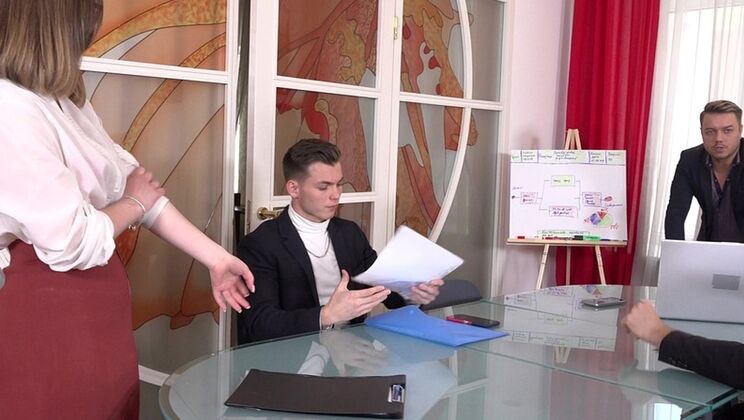 NRX Studio - Willy RegalMia PiperTommy GoldNick Whitehard - Dissolute office with Mia Piper! Kinky secretary sucked the staff (ass licking, hard, DP, DVP, DPP, slaps) NRX101 