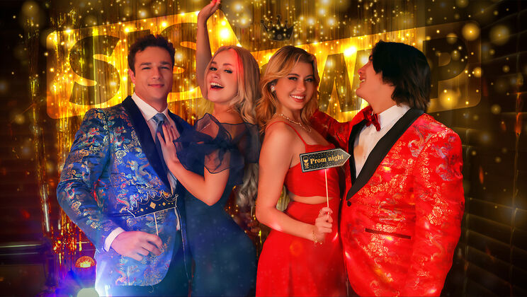 Sis Swap - Jayden MarcosKhloe KingsleyStella LuxxAxel Haze - Prom Queens at Home 