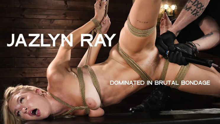 Hogtied (Kink) - The PopeJazlyn Ray - Jazlyn Ray Dominated in Brutal Bondage 