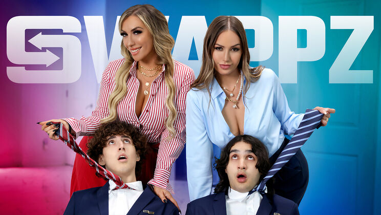 Mom Swap - Desiree DulceElias CashMia JamesDylan Ledger - Hot Milfs Desiree Dulce & Mia James Take Their V-Cards on the Couch! 