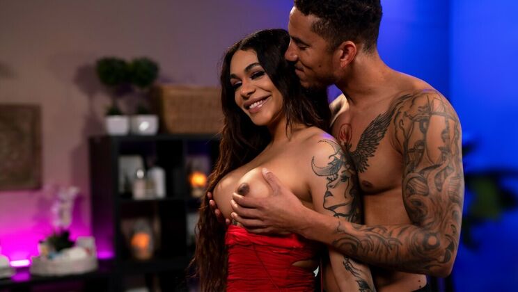 Trans Sensual - Eva MaximAxel Greene - TS Massage 6 - Scene 1- Rubbing It Down 