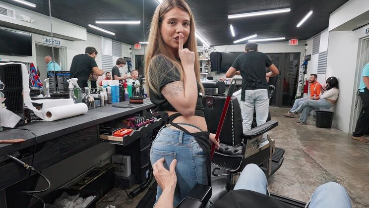 MOFOS - Parker AmbroseLucky Anne - At The Barbershop 