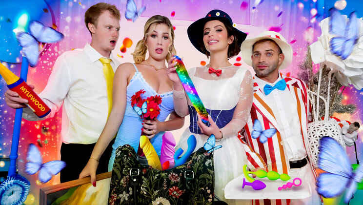 MYLFwood - Jimmy MichaelsNicky RebelAlexa PayneAshley Alexander - Merry Pussy Poppin 