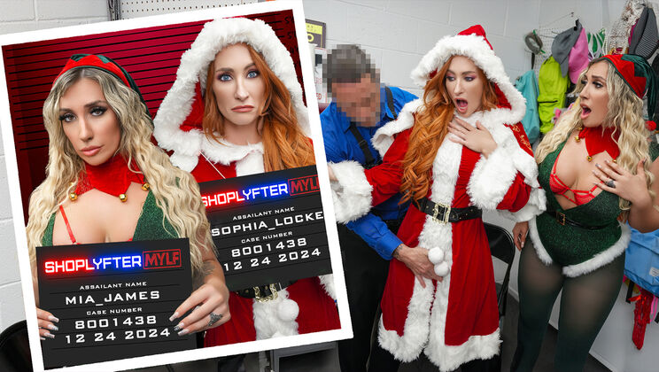 ShopLyfter MYLF - Sophia LockeJack VegasMia James - Case No. 8001438 - Ho Ho Holiday Thieves 