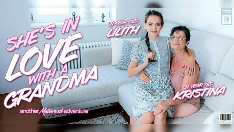 ⁣Mature.nl - LilithKristina C. - Grandma Kristina has a sexaffair with hot te*** Lilith and both of their pussies get licked and more 