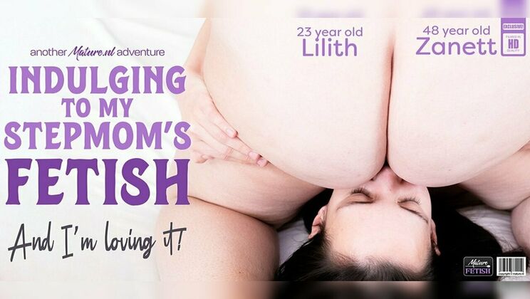 Mature.nl - LilithZanett - Curvy stepmom Zanett loves facesitting her big ass and hairy pussy on her fetish loving stepdaughter 