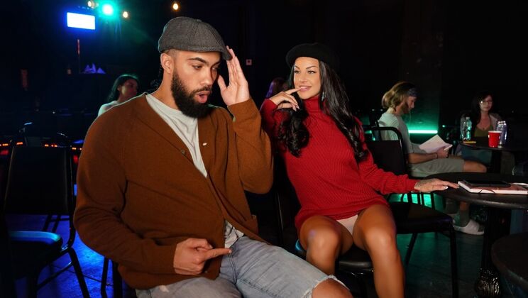 Crazy College GFs - Evelin StoneJames Angel - Poetry Slam Bam Sex 