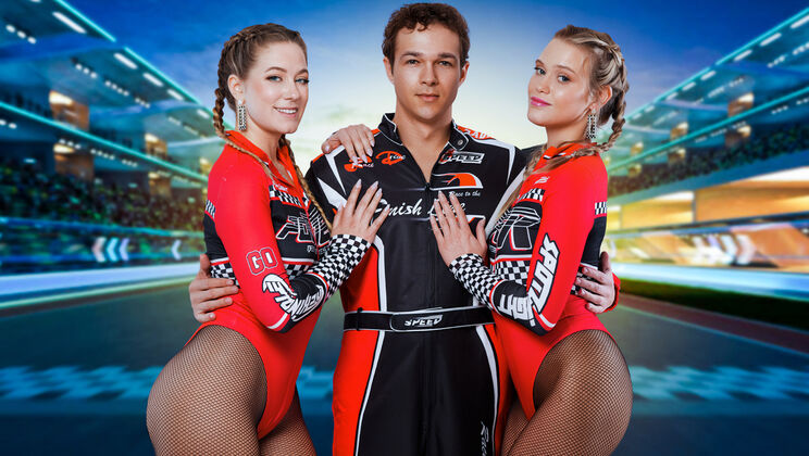 ⁣Step Siblings - River LynnJayden MarcosChloe Rose - Ready, Set, Fuck! Chloe & Riveru2019s Flag Girl Audition 