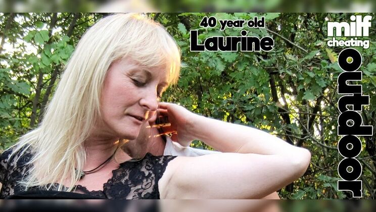 ⁣Mature.nl - LaurineLeslie Taylor - Cheating, big breasted Laurine is 40 year old MILF that loves to fuck the neighbor in the forest 