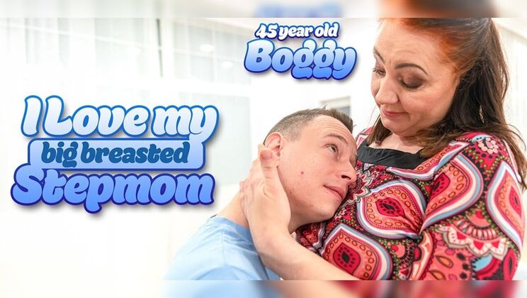 ⁣Mature.nl - Nikki NuttzBoggy - Big tits, curvy and unshaved stepmom Boggy shows her stepson how to fuck a horny mature lady 