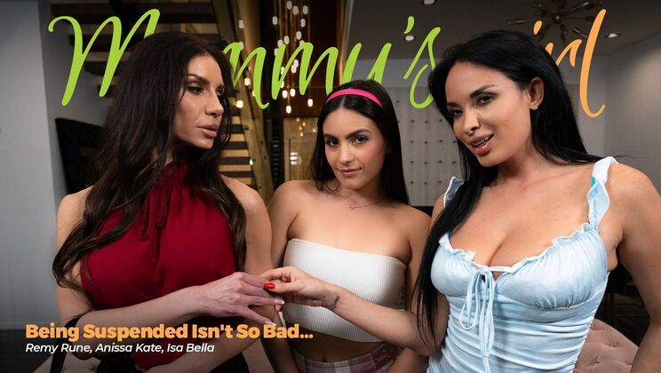 Girlsway - Anissa KateIsa BellaRemy Rune - Being Suspended Isnt So Bad... 